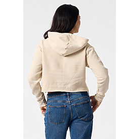 CROP HOODIE DUST  Back